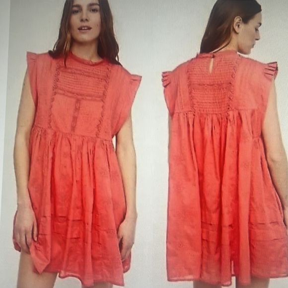 NWT Free People Coral Kiss Dress /Tunic. Small - Picture 2 of 2